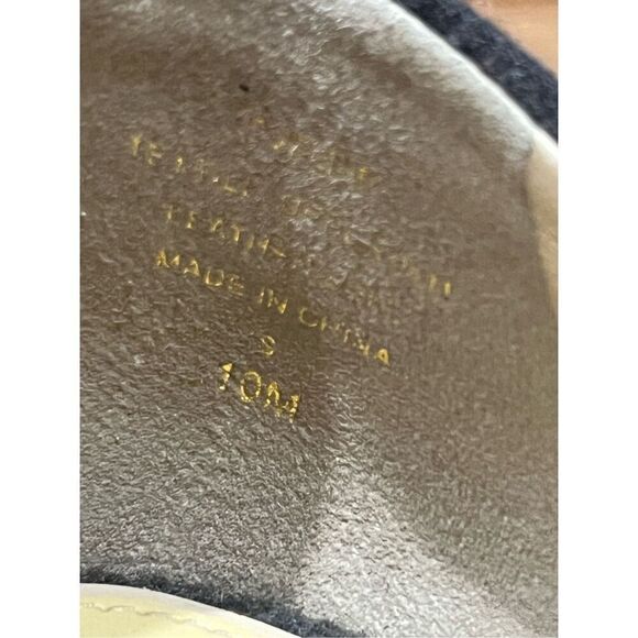 JOAN & DAVID DVFLIPP Grey FB Patent Leather Stiletto Pump Shoes Heels Size 10 - Picture 8 of 9